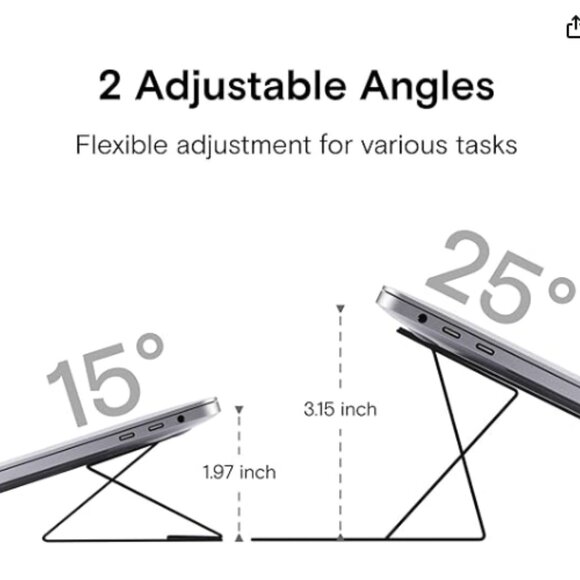 MOFT Laptop Stand for Desk, Adhesive Laptop Stand - Picture 5 of 7